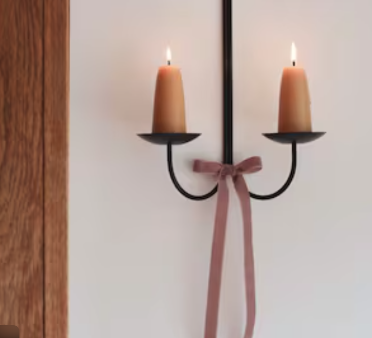 Iron Candle Sconce